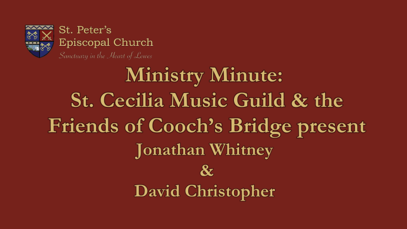 Lewes, Cooch’s Bridge, Concert, St. Cecilia, Music, Free